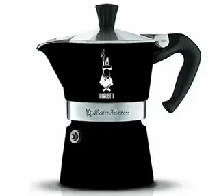 Italiaanse koffiezetter – Moka Express, zwart – voor 3 kopjes / 15 cl – BIALETTI