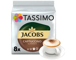 Jacobs Cappuccino Cápsulas Tassimo – Pack 8
