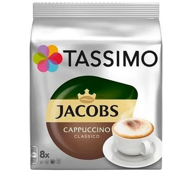 8 κάψουλες Tassimo Jacobs Cappuccino - TASSIMO