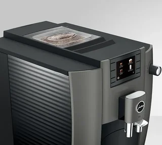 JURA E6 Dark Inox (EC) - Business Paket + 12 Monate Garantie