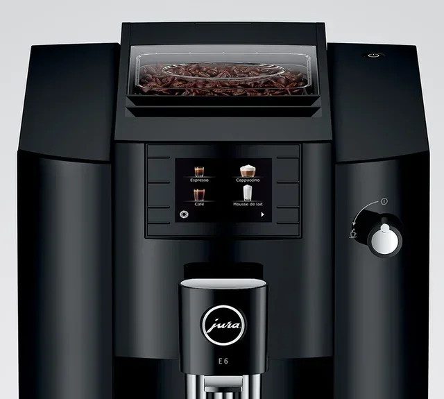 Expresso Broyeur JURA E6 Piano Black EC