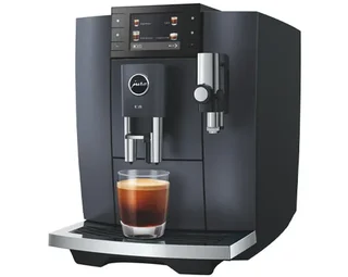 Macchina caffè automatica JURA E8 Cosmic Black (ED) - Smart Connect in omaggio
