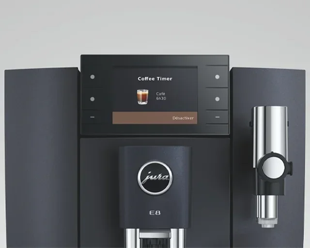Macchina caffè automatica JURA E8 Cosmic Black (ED) - Smart Connect in omaggio
