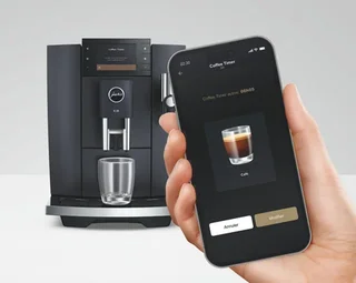 Macchina caffè automatica JURA E8 Cosmic Black (ED) - Smart Connect in omaggio