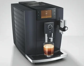Macchina caffè automatica JURA E8 Cosmic Black (ED) - Smart Connect in omaggio