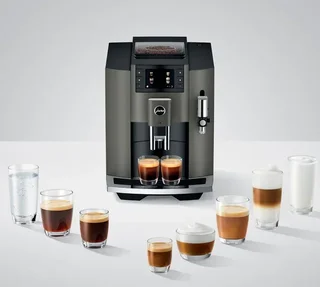 Macinacaffè JURA E8 Dark Inox (EC) - Smart Connect Incluso