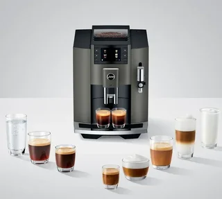 JURA E8 Dark Inox (EC) Smart Connect in Omaggio - Pack pro + garanzia 1 anno