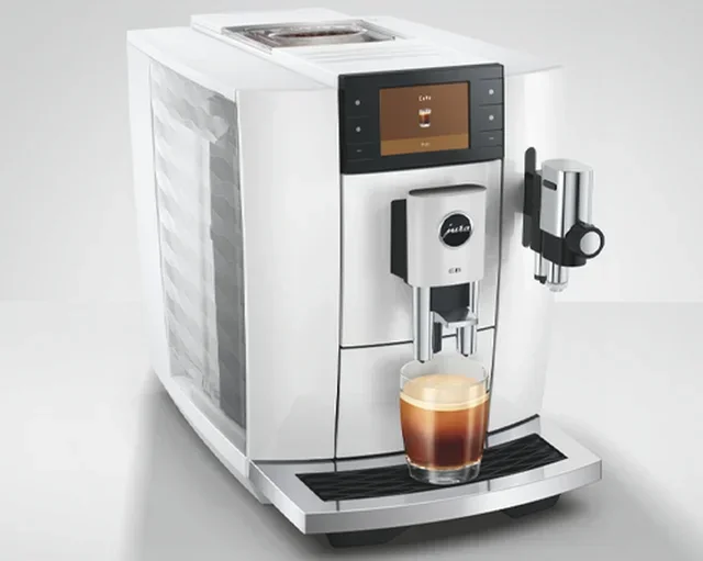 Macchina Caffè Automatica JURA E8 Diamond White (ED) - Smart Connect Omaggio