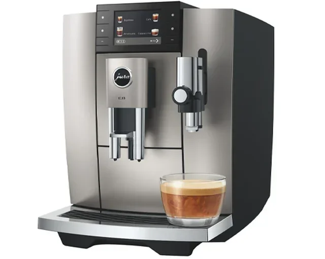 Macchina caffè automatica JURA E8 Midnight Silver (ED) – Smart Connect in omaggio