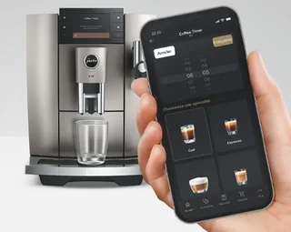 Macchina caffè automatica JURA E8 Midnight Silver (ED) – Smart Connect in omaggio