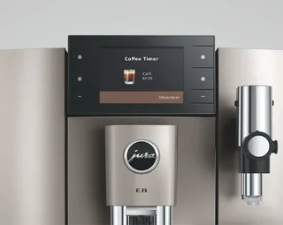 Macchina caffè automatica JURA E8 Midnight Silver (ED) – Smart Connect in omaggio