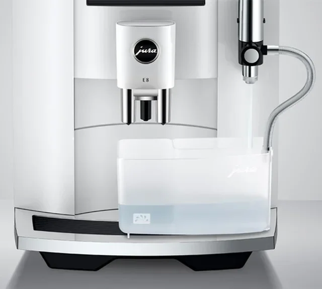 Macchina Caffè Automatica JURA E8 PianoWhite (EC) - Smart Connect Omaggio
