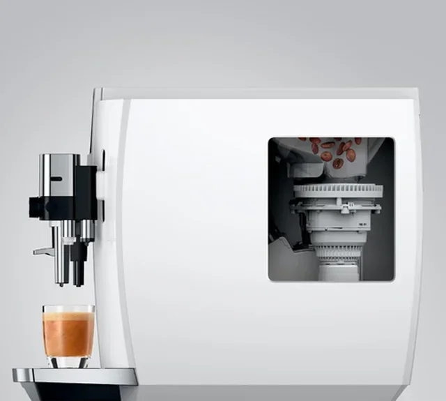 Macchina Caffè Automatica JURA E8 PianoWhite (EC) - Smart Connect Omaggio