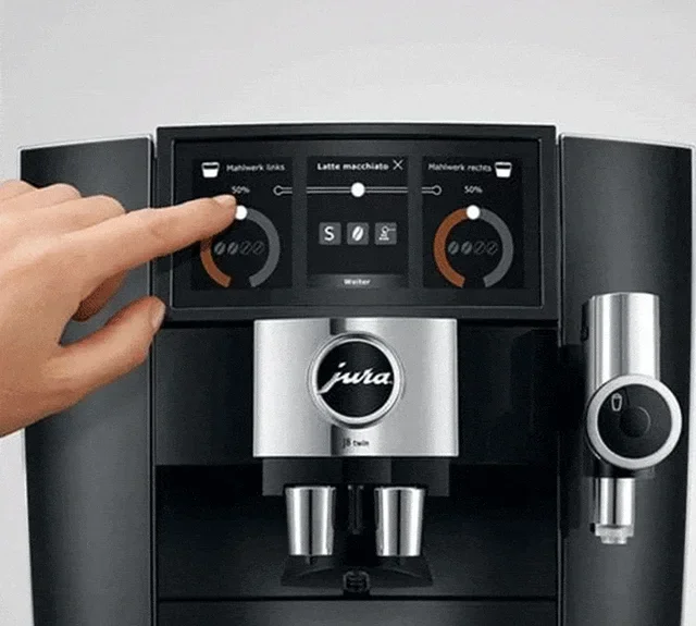 Macinacaffè Espresso JURA J8 Twin Diamond Black
