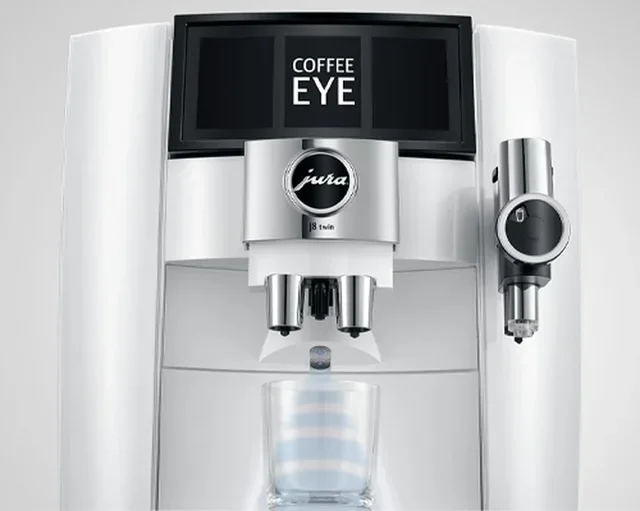 Macinacaffè Espresso JURA J8 Twin Diamond Bianco