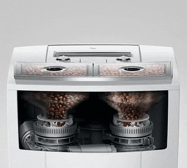 Macinacaffè Espresso JURA J8 Twin Diamond Bianco