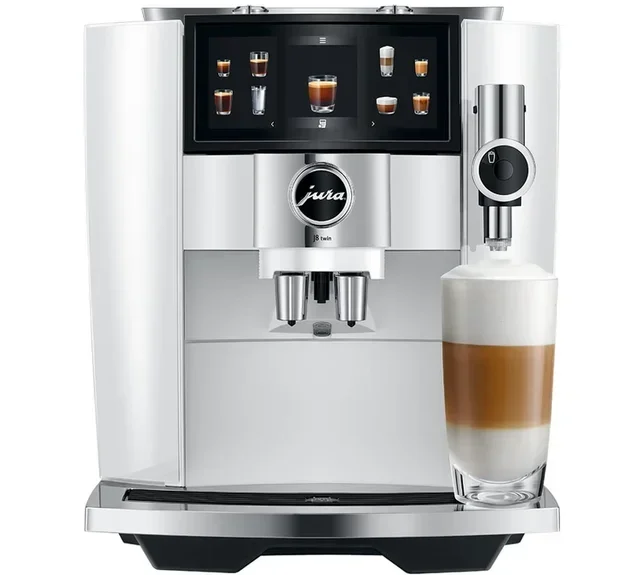 Macinacaffè Espresso JURA J8 Twin Diamond Bianco