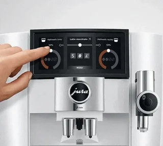 Macinacaffè Espresso JURA J8 Twin Diamond Bianco