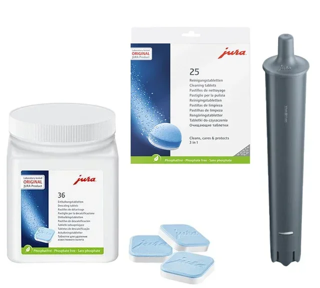 Jura Pro Service-Set - Claris Pro Smart+ Filterkartusche + Entkalkungs- und Reinigungstabletten