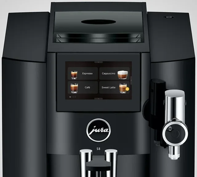 Macchina Caffè Automatica JURA S8 EB Piano Nero 2024 con Smart Connect