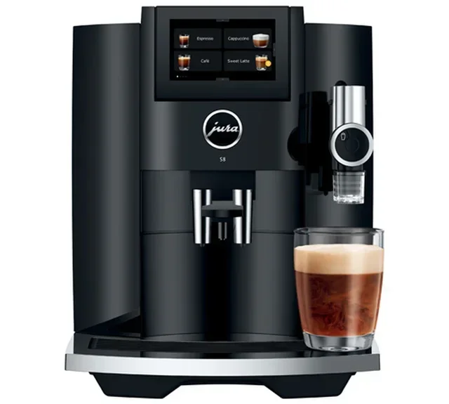 Macchina Caffè Automatica JURA S8 EB Piano Nero 2024 con Smart Connect
