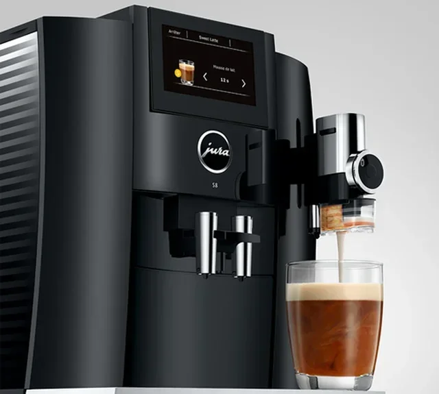 Macchina Caffè Automatica JURA S8 EB Piano Nero 2024 con Smart Connect