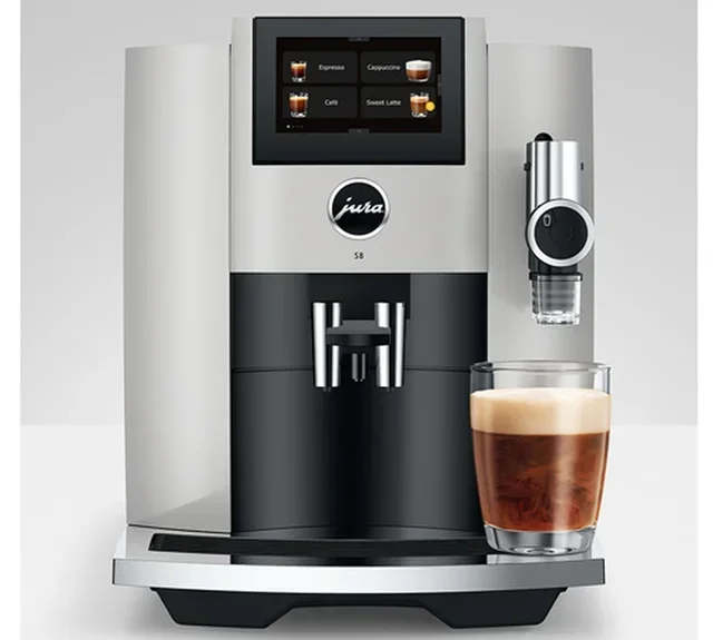 Macchina Caffè Macinacaffè JURA S8 EB Platino 2024 Smart Connect