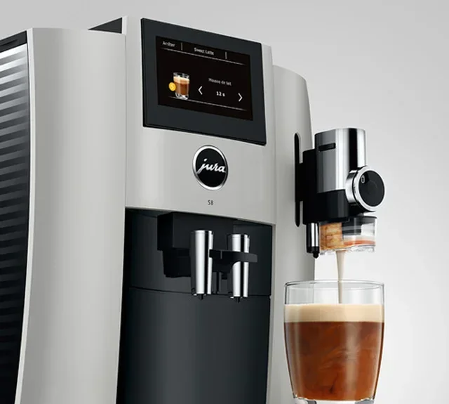 Macchina Caffè Macinacaffè JURA S8 EB Platino 2024 Smart Connect