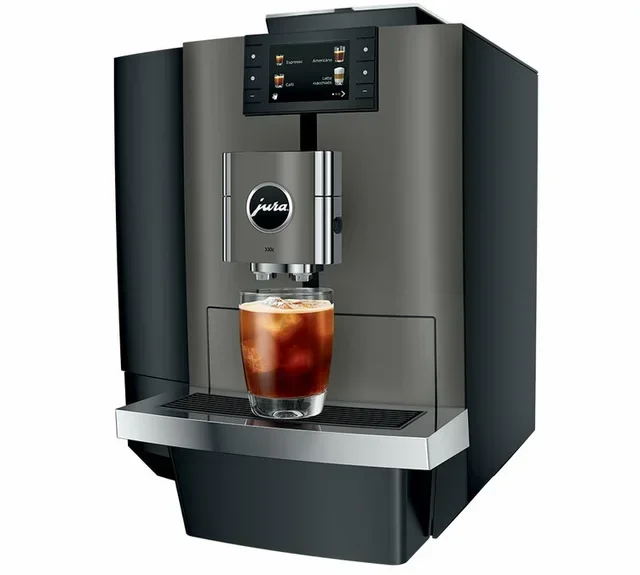 JURA X10c Dark Inox (EA) - Pacchetto professionale con allaccio idrico