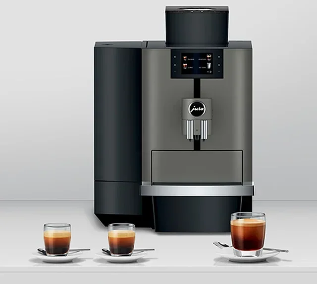 JURA X4 Dark Inox (EA) Pacchetto Pro - Macchina da caffè professionale