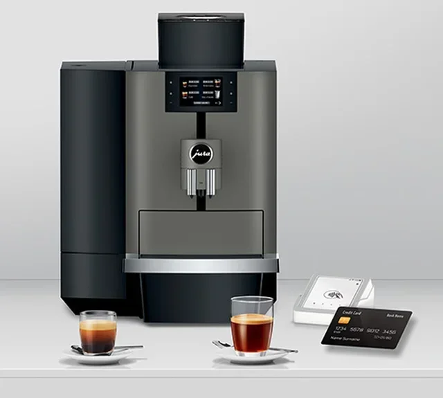 JURA X4 Dark Inox (EA) Pacchetto Pro - Macchina da caffè professionale