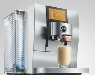 Macchina Caffè Automatica JURA Z10 White Aluminium EB con Smart Connect