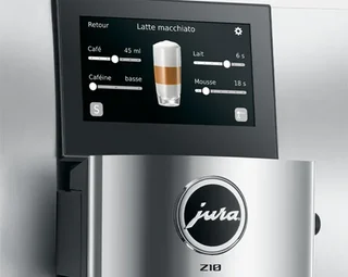 Macchina Caffè Automatica JURA Z10 White Aluminium EB con Smart Connect