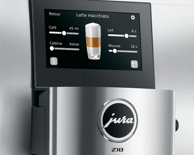 Macchina Caffè Automatica JURA Z10 White Aluminium EB con Smart Connect