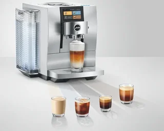 Macchina Caffè Automatica JURA Z10 White Aluminium EB con Smart Connect
