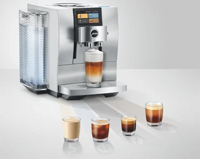 Macchina Caffè Automatica JURA Z10 White Aluminium EB con Smart Connect