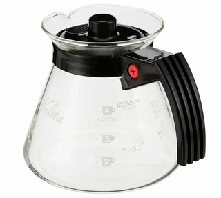 Caraffa in vetro KALITA con manico, 500 ml.