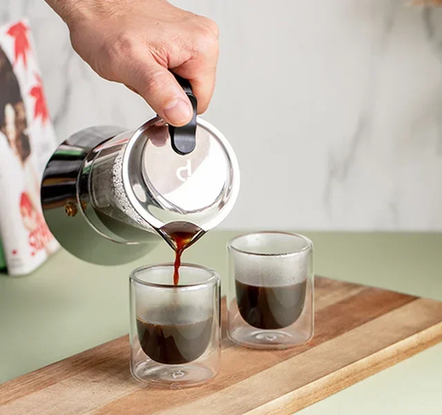 Kiara Italiaanse Koffiezetapparaat - 6 Kopjes/25 cl - PYLANO