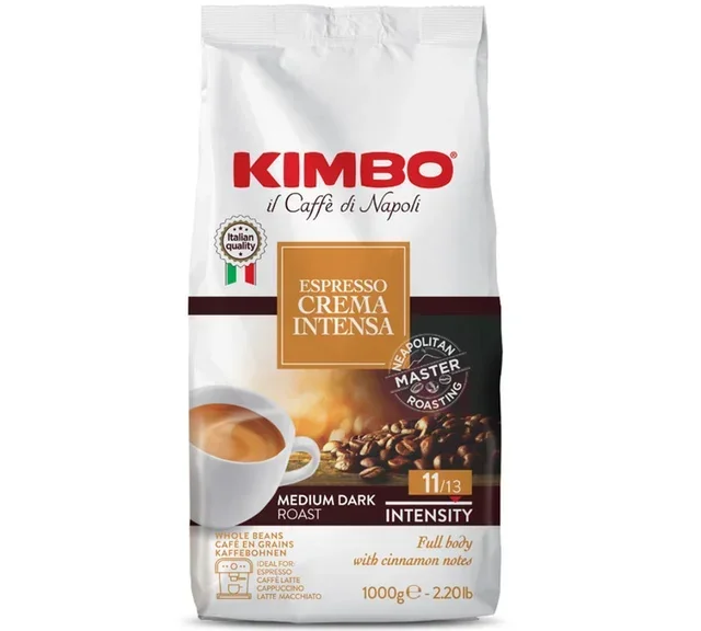 KIMBO Crema Intensa kávébab - 1 kg-os kiszerelés