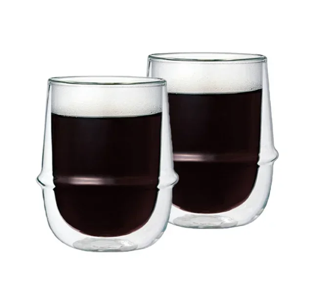 KINTO Kronos Dobbeltveggede Glass 25 cl (Pakke med 2)