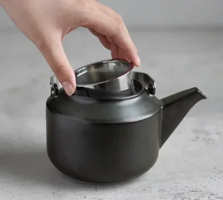 Théière Kinto Kyusu Noire 60 cl en Porcelaine