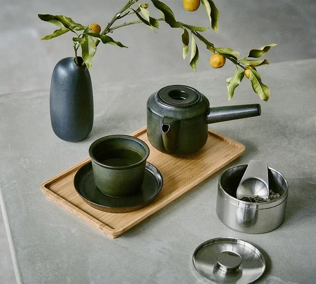 KINTO Leaves to Tea bambufat 27,5 cm x 14,5 cm