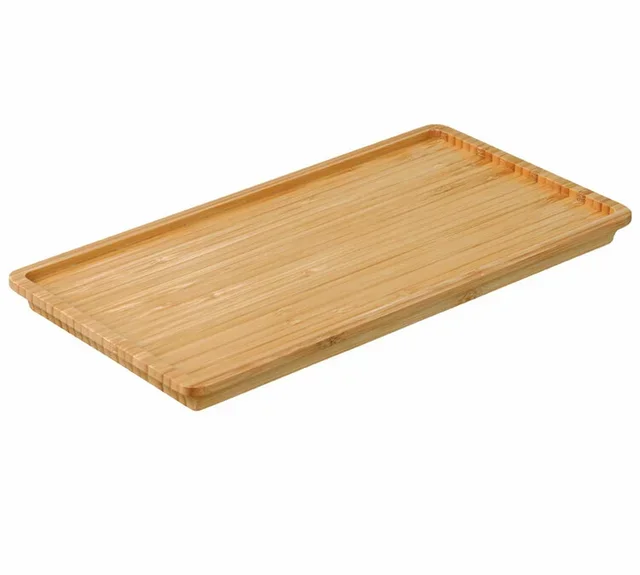 KINTO Leaves to Tea bambus pladanj 27,5x14,5 cm