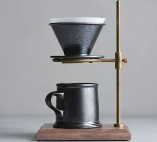 KINTO SCS-S01 conical black porcelain dripper 1 to 2 cups