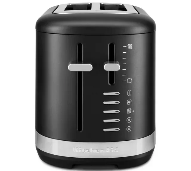 KitchenAid 2 viipaleen leivänpaahdin väri musta lakritsi 5KMT2109EBM