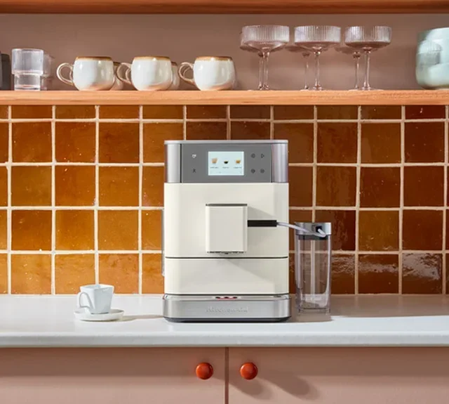 Кафемелачка за Еспресо KITCHENAID 5KES8557 KF7 - Порцеланов Дизайн