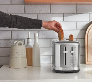 KitchenAid 5KMT2109ESX 2-viipaleen leivänpaahdin ruostumatonta terästä