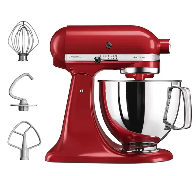 KITCHENAID 5KSM175PSECA Artisan Keukenmachine - Candy Apple Rood - 4,8L