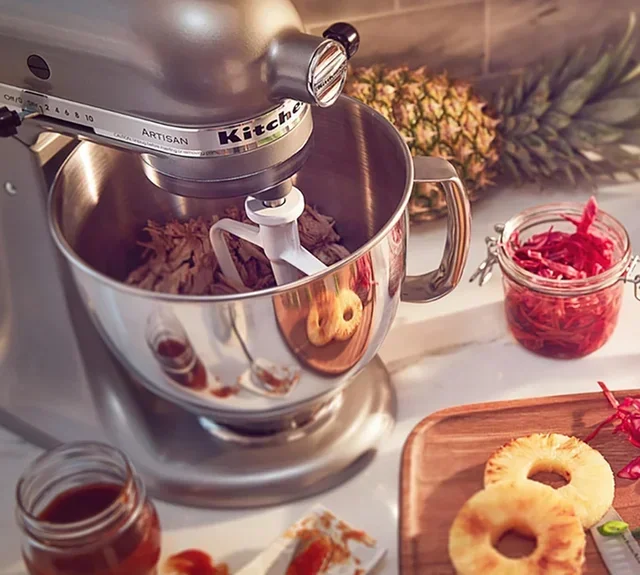 KITCHENAID Artisan Konyhai robotgép dönthető fejjel 4,8L 5KSM175PSEMS Ón szürke