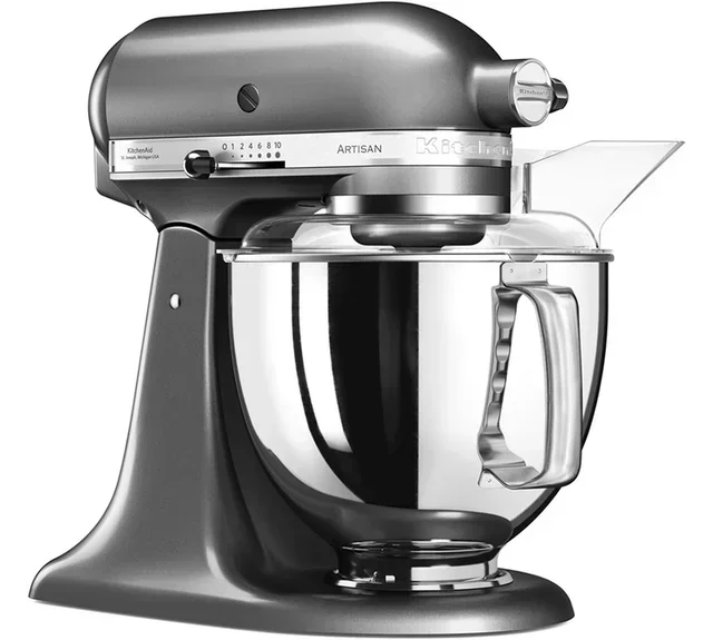 KITCHENAID Artisan Keukenmachine 5KSM175PSEMS met kantelbare kop 4,8L Tin grijs